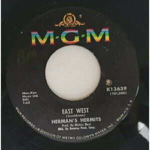 45rpm Herman's Hermits, East West, What is Wrong What is Right (143R)